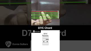 How To Play The D7C Chord On Guitar  Guvna Guitars [upl. by Dyson631]