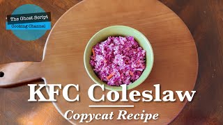 KFC Coleslaw Recipe [upl. by Clare]