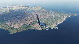 Mustang having a bad day over Andøya in DCS [upl. by Gisser]