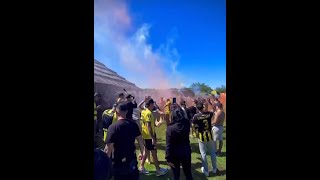 Hinchada de Peñarol en Rosario [upl. by Veronique]