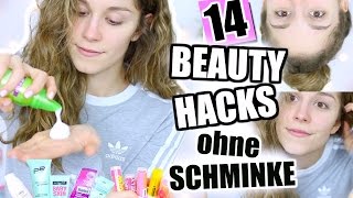 14 BEAUTY TIPPS ohne SCHMINKE für SCHÜLER amp ANFÄNGER ♡ BarbaraSofie [upl. by Phelgon]