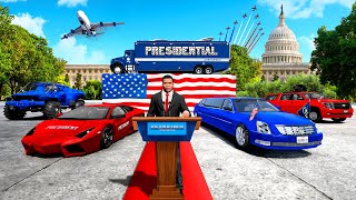 Collecting THE PRESIDENTS CARS in GTA 5 [upl. by Massiw785]