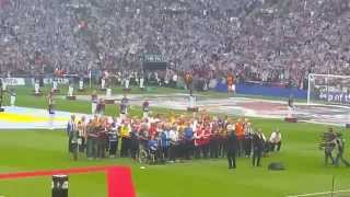 2015 FA Cup Final anthem Abide with me Sung by Alfiie Boe and the Songs of Praise fans choir [upl. by Balling]