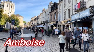 Amboise France 🇫🇷 Walking Tour 4K 60fps Loire Valley Europe October 14 2024 [upl. by Etireugram133]