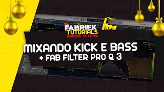 MIXANDO KICK E BASS  FAB FILTER PRO Q3 Abro o jogo sobre o que eu uso [upl. by Altis]