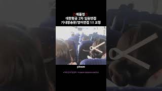 ✈️대한항공 기내방송문✈️실제 선생님 녹음본 [upl. by Ilonka]