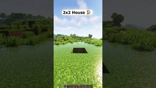 Minecraft 2x2 First Day Base Tutorial [upl. by Marnia]