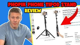 The Best Budget Friendly Phone Tripod  Product Review amazon tripod [upl. by Tallia]