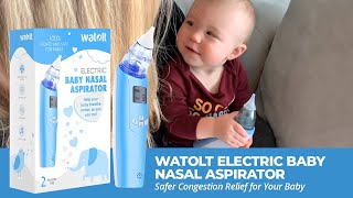 Watolt  Baby Nasal Aspirator [upl. by Buckels]