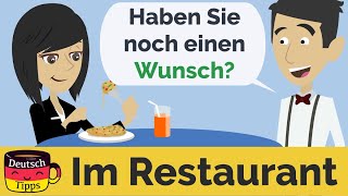 Deutsch lernen  Essen bestellen im Restaurant [upl. by Banwell]