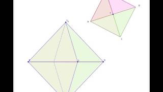 Beatrix College wiskunde GeoGebra opdracht draaiend kristal [upl. by Joellen14]