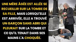 UNE FEMME ÂGÉE SEST RENDUE AU CIMETIÈRE POUR SE RECUEILLIR SUR LA TOMBE DE SA FILLE [upl. by Jo-Anne]