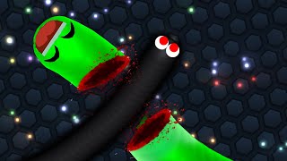 Slitherio Hacker Joins The Game  Epic Slitherio Gameplay [upl. by Orelie]