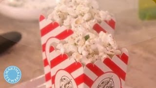 Herb and Truffle Oil Popcorn Recipe  Martha Stewart [upl. by Ahsiekel]