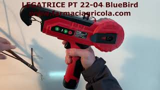 PT 2204 Legatrice Bluebird recensione e mini prova della legatrice per vignato Blue Bird [upl. by Enttirb]