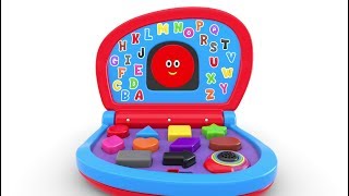 Learn Shapes with Baby Laptop  Shapes amp Colors Collection for Children [upl. by Dyche]