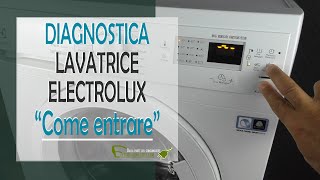 Come entrare in modalità diagnostica lavatrice Electrolux [upl. by Chery493]