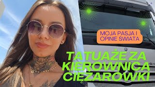 15 Tatuaże za kierownicą ciężarówki ✒️ tattoos tattoogirl truckdriver truckgirl [upl. by Aserret]