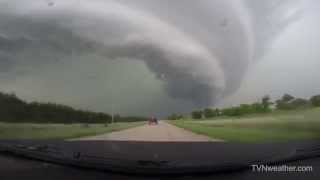 Insane GoPro footage of Nebraska mothership supercell  June 16 2014 [upl. by Edya237]