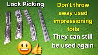 364 Money saving idea Revitalising used impressioning foils [upl. by Raskin381]