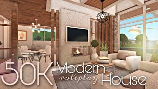 BLOXBURG 50K ROLEPLAY HOUSE  NOGAMEPASS [upl. by Arak]