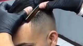 Dégradé à blanc coupe homme 🔥 🔥paris barber shop [upl. by Julietta]