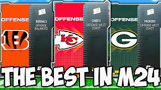 The BEST Offensive Playbooks In Madden 24 [upl. by Lorimer796]