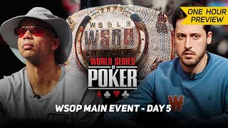 WSOP Main Event Day 5 with Phil Ivey amp Adrian Mateos PREVIEW [upl. by Liesa87]