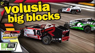 Big Block Modifieds  Volusia  iRacing Dirt Gameplay [upl. by Ynamreg]