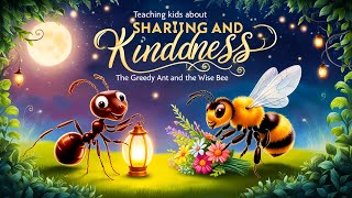 Dream Toddler  Teaching Kids About Sharing and Kindness The Greedy Ant and the Wise Bee [upl. by Annawit911]