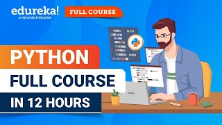 Python Full Course 2024  Python for Beginners  12 Hours  Python Tutorial  Edureka [upl. by Mariejeanne387]