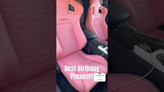 New Corbeau Seats makes the best birthday gift corbeau gtrr35 skyline gtrseat [upl. by Sitruk]