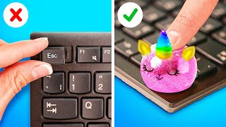 Amazing School Hacks 🤪🎒🌈 Funny Fidgets Squishies And Creative DIY Crafts For Epic School Days [upl. by Adley]