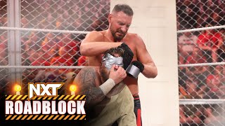 Joe Gacy vs Dijak — Asylum Match NXT Roadblock 2024 highlights [upl. by Akisej]