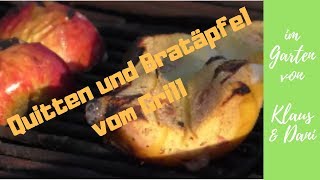 Quitten grillen Quitten und Bratäpfel vom Grill [upl. by Orton]