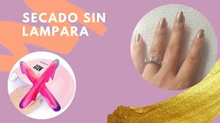 ¿COMO SECAR EL ESMALTE PERMANENTE EN UÑAS SIN LÁMPARA  ESMERALDA [upl. by Abekam]