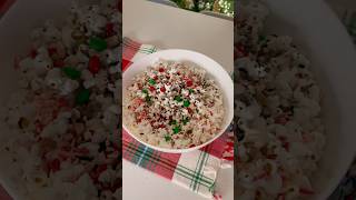 ASMR CHRISTMAS POPCORN asmr snackmix christmas christmastreats christmassnacks popcorn [upl. by Tocs433]