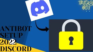 How to setup anti bot full explain full with proofdiscord antibot tricky boi [upl. by Henri]