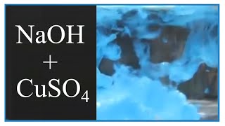 NaOH  CuSO4 Reaction 🧪🧪🧪 One of my Favorite Chemical Reactions [upl. by Stern]