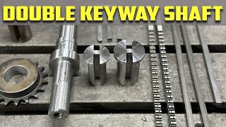 Machining Stub Shaft From Scrap  Machinery Mover [upl. by Glennie]