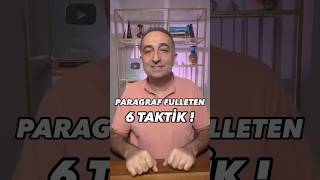 Paragraf fulleten 6 taktik lgs sınav eğitim [upl. by Goober]