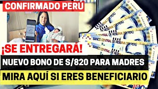 ¡Primicia Nuevo Bono de S820 Para Madres Mira Aquí Si Eres Benéficiario [upl. by Arek570]