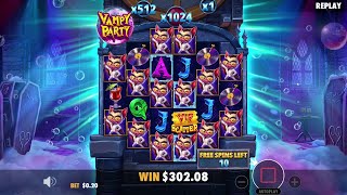 MAX WIN ON NEW VAMPY PARTY [upl. by Earvin]