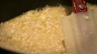 Marco Pierre White recipe for Prawn risotto with basil [upl. by Scoter848]