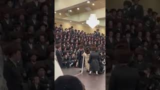 Toldos Avrohom Yitschok Rebbe Dances Mitzvah Tantz  Menachem Av 5782 [upl. by Ettenahc]