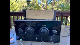 1924 Freed Eisemann NR12 Radio Restoration and Operation [upl. by Seraphina359]