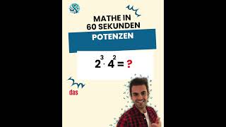 Potenzen schnell und einfach Multiplizieren Potenzrechnen mit Mathetipps 🧮🫶🏻 [upl. by Lered]