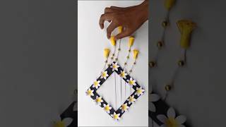 home decorating ideas wall hanging handmade💕 diy craft papercraftshortsvideo [upl. by Nnaael145]