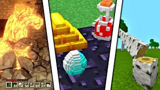 15 Addons That Make MCPE More Realistic 116  Minecraft Pocket Edition [upl. by Letnuahs]