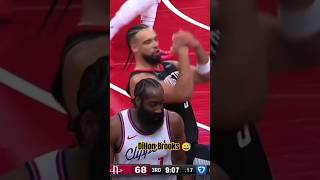 Dillon Brooks mocking James Harden traveling and flopping😅😭 [upl. by Hannibal]